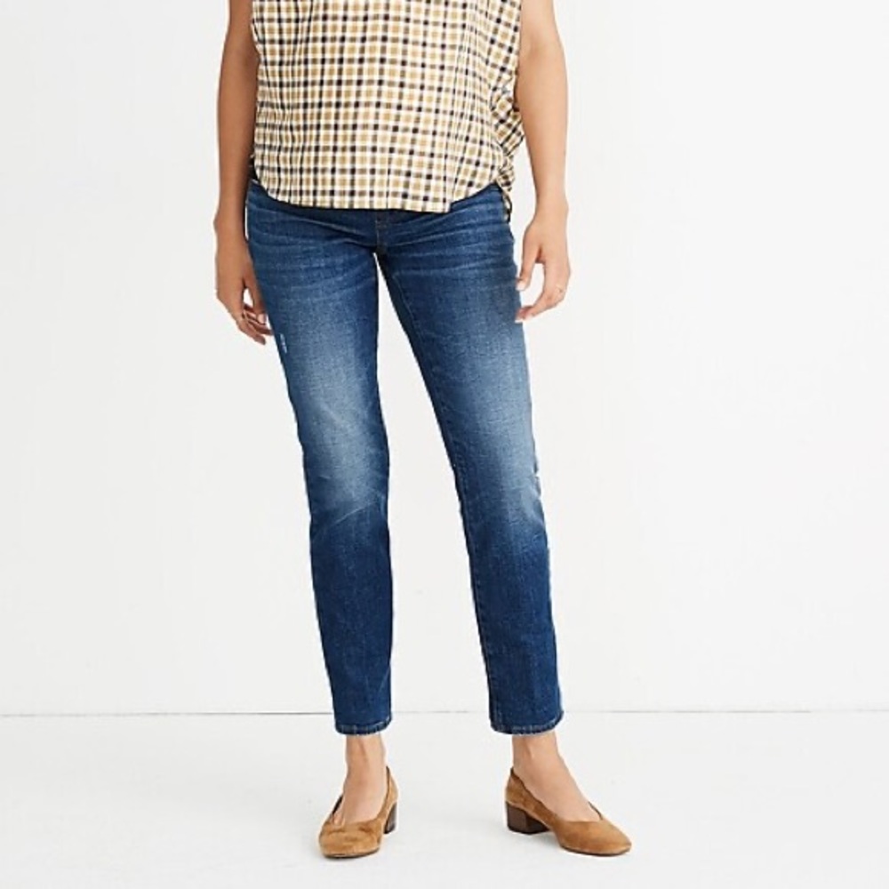 Madewell Maternity Slim Boyjean, Size 28